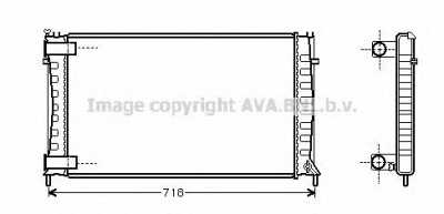 AVA QUALITY COOLING cn2144 -  Радиатор, охлаждение двигателя